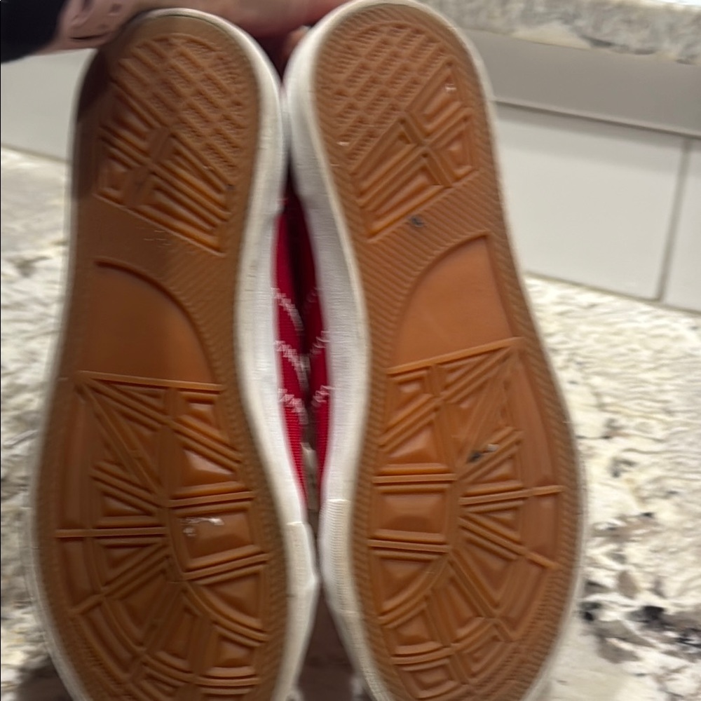 Vibrant Red Sneakers - Picture 7 of 7